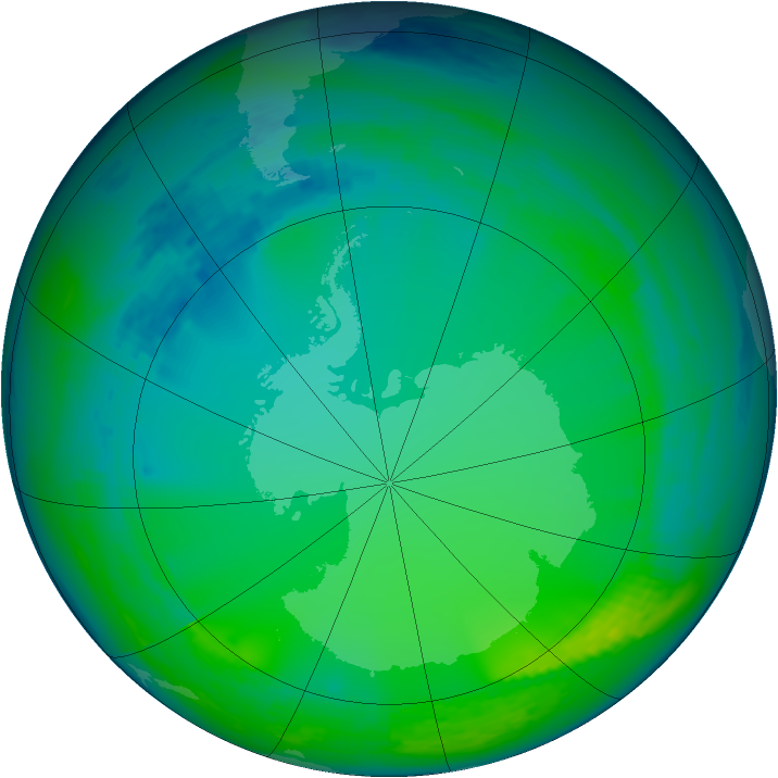 Ozone Map 2002-07-04